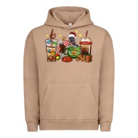 Pigment Burro Christmas coffee cups with Pitbull Urban Hoodie - RanaPortraitStore
