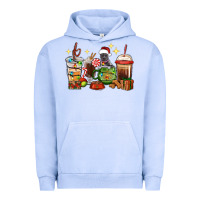 Christmas Coffee Cups With Pitbull Urban Hoodie | Teevron