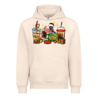 Sandshell Christmas coffee cups with Pitbull Urban Hoodie - RanaPortraitStore