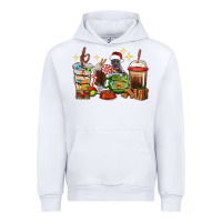 White Christmas coffee cups with Pitbull Urban Hoodie - RanaPortraitStore