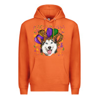 Carrot Mardi gras hat husky Premium Hoodie - RanaPortraitStore