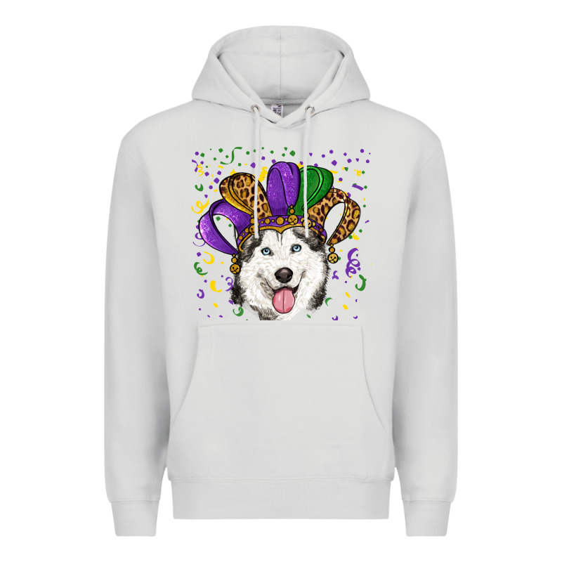 Mardi Gras Hat Husky Premium Hoodie by RanaPortraitStore | Teevron