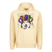 Pina Colada Mardi gras hat husky Premium Hoodie - RanaPortraitStore