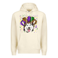 Sandshell Mardi gras hat husky Premium Hoodie - RanaPortraitStore