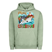 Pigment Oil Green merry cruisemas Urban Hoodie - Zillion Design Studio