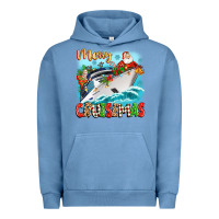 Pigment Pebble Blue merry cruisemas Urban Hoodie - Zillion Design Studio