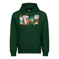 Forest Green golden retriever dog coffee cups Urban Hoodie - texasbilliewilder