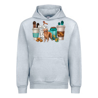 Heather Grey golden retriever dog coffee cups Urban Hoodie - texasbilliewilder