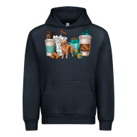 Navy golden retriever dog coffee cups Urban Hoodie - texasbilliewilder
