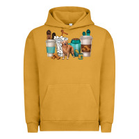 Pigment Peanut Butter golden retriever dog coffee cups Urban Hoodie - texasbilliewilder