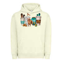 Pigment Pistachio golden retriever dog coffee cups Urban Hoodie - texasbilliewilder
