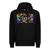 Black she is strong proverbs 31 25 Premium Hoodie - Zillion Design Studio