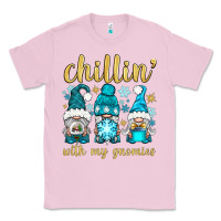 Bubblegum Pink chillin' with my gnomies Classic Tee - BundleAndBundleShop