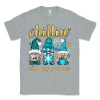 Heather Grey chillin' with my gnomies Classic Tee - BundleAndBundleShop