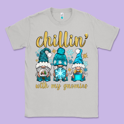 Chillin' With My Gnomies Classic Tee Designed By Bundleandbundleshop