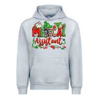 Heather Grey christmas medical assistant Urban Hoodie - Zillion Design Studio