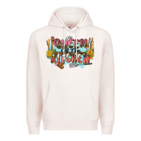 Pale Pink queen of the kitchen Premium Hoodie - Zillion Design Studio