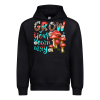Black grow your own way Urban Hoodie - texasbilliewilder