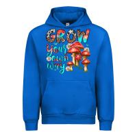 Cobalt grow your own way Urban Hoodie - texasbilliewilder