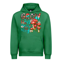 Emerald grow your own way Urban Hoodie - texasbilliewilder