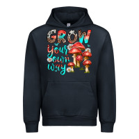 Navy grow your own way Urban Hoodie - texasbilliewilder