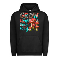 Pigment Black grow your own way Urban Hoodie - texasbilliewilder