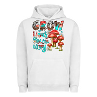 Pigment Lunar Rock grow your own way Urban Hoodie - texasbilliewilder