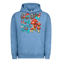 Pigment Pebble Blue grow your own way Urban Hoodie - texasbilliewilder