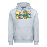 Heather Grey hanukkah coffee cups Urban Hoodie - texasbilliewilder