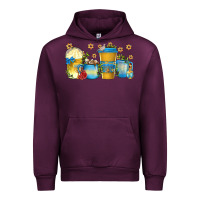 Mauve Wine hanukkah coffee cups Urban Hoodie - texasbilliewilder