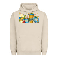Pigment French Oak hanukkah coffee cups Urban Hoodie - texasbilliewilder