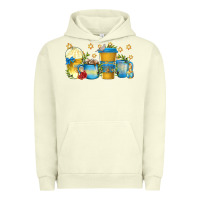 Pigment Pistachio hanukkah coffee cups Urban Hoodie - texasbilliewilder