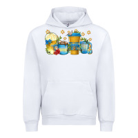 White hanukkah coffee cups Urban Hoodie - texasbilliewilder