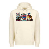 Sandshell peace love rodeo Premium Hoodie - Zillion Design Studio