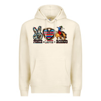 Tofu peace love rodeo Premium Hoodie - Zillion Design Studio