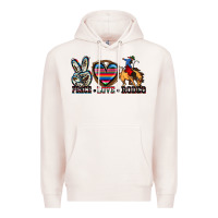 Peace Love Rodeo Premium Hoodie | Teevron