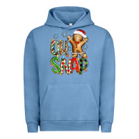 Pigment Pebble Blue oh snap christmas cookie Urban Hoodie - Zillion Design Studio