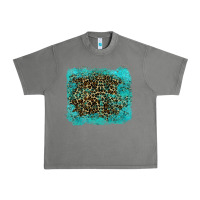 Tornado leopard turquoise Urban Heavy Tee - RanaPortraitStore