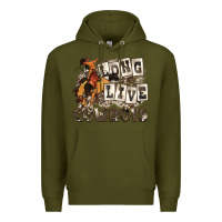 Army Green long live cowboys Premium Hoodie - Zillion Design Studio