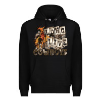 Black long live cowboys Premium Hoodie - Zillion Design Studio