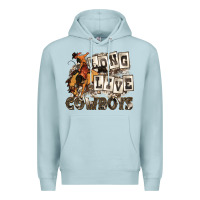 Blue Mist long live cowboys Premium Hoodie - Zillion Design Studio