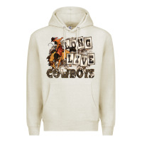 Oatmeal Heather long live cowboys Premium Hoodie - Zillion Design Studio