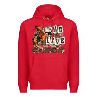 Red long live cowboys Premium Hoodie - Zillion Design Studio