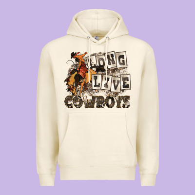 Long Live Cowboys Premium Hoodie Designed By Zillion Design Studio