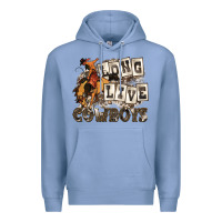 Colony Blue long live cowboys Premium Hoodie - Zillion Design Studio