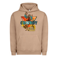 Pigment Burro hey cowboy with sunflowers Urban Hoodie - texasbilliewilder