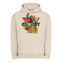 Pigment French Oak hey cowboy with sunflowers Urban Hoodie - texasbilliewilder