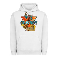 Pigment Lunar Rock hey cowboy with sunflowers Urban Hoodie - texasbilliewilder
