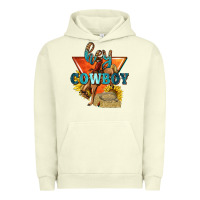 Pigment Pistachio hey cowboy with sunflowers Urban Hoodie - texasbilliewilder