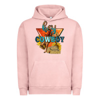 Pigment Salmon hey cowboy with sunflowers Urban Hoodie - texasbilliewilder